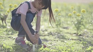 Little Girl Planting Trees Taking Care Stock Footage Video (100% Royalty-free) 3724360365 | Shutterstock