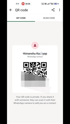 WhatsApp ka Hidden QR Scanner 😱 | 5 Sec Trick #WhatsAppTrick #shorts #viral #tricks