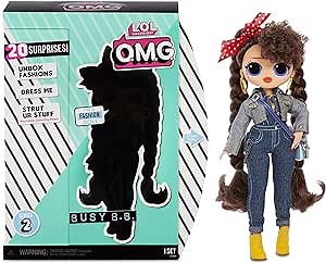 L.O.L. Surprise! O.M.G. Busy B.B. Fashion Doll with 20 Surprises,Multicolor