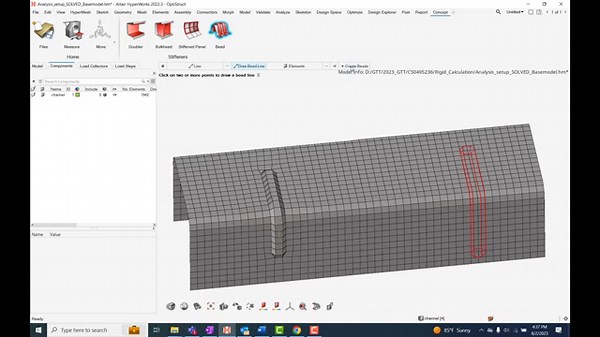 Concept Modeling: Beads in HyperMesh