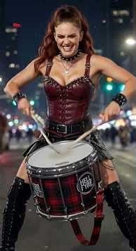 Rebel Pipers | Epic Punk Bagpipes & Drums | Badass Street Parade Chaos