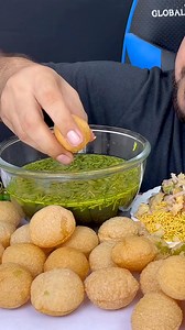 pani puri #eating #foodie #food | Eating ASMR
