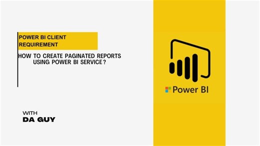 Create Paginated Reports in Power BI Service | SANDIPAN HORE posted on the topic | LinkedIn