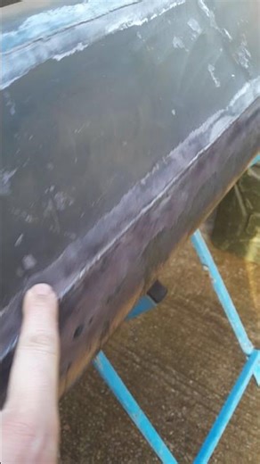 Welding the fuel tank