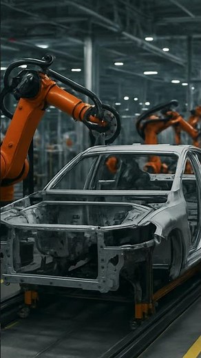 The Future of Car Manufacturing is Robotic | Smart Factory Automation | AHA Apex Wing