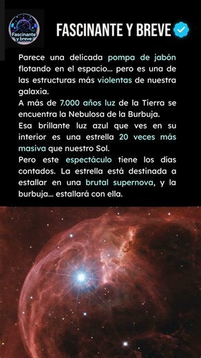 La burbuja de jabón que esconde un MONSTRUO cósmico 🫧💥