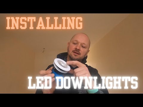 Effortless LED Downlight Installation with Custom Colours!