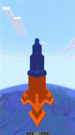 Minecraft tower bould #shorts #minecraft