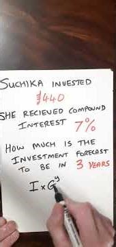 Compound Interest #compoundinterest #compoundgrowth #mathematics #algebratricks #maths #percentage