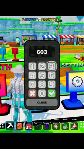 INSANE BOSS SECRET CODE😳IN FRUITS VS BRAINROTS | PANDVIL MAPS | #brainrot #fortnite