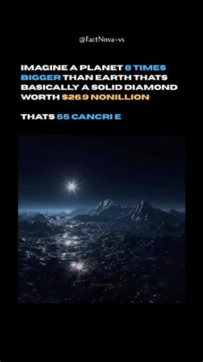 55 Cancri e — The Diamond Planet That’s Untouchable💎 | #shorts