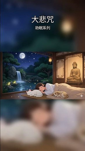 大悲咒｜極慢助眠版｜一聽就睡 深度睡眠 #助眠 #睡覺 #深度睡眠 #放鬆音樂 #佛音 #大悲咒 #Meditation #DeepSleep #Relax #Chant #AmbientMusic