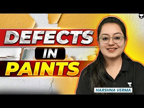 Defects in Paints | Building Materials | Civil Engineering | GATE | RRB JE | Harshna Verma