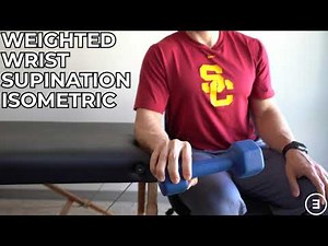 Weighted Wrist Supination Isometric