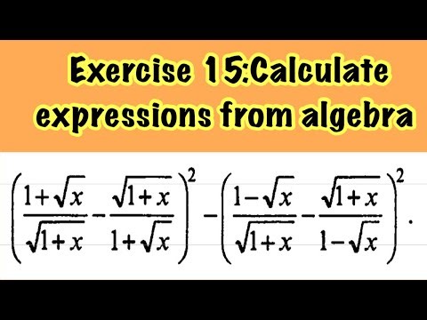 Exercise 15:Calculating expression | Great math