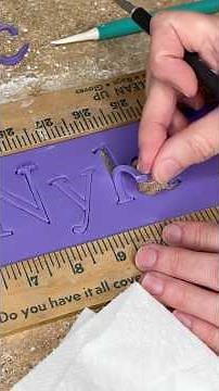 Cutting Fondant Names in REVERSE?! Try This GENIUS CAKE HACK!