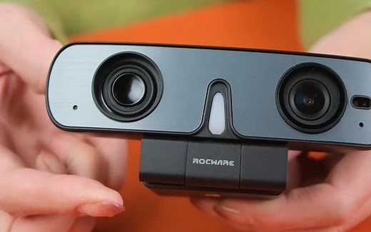 电脑外置摄像头的最佳选择-RC08（Mini全高清 USB音视频一体化摄像机）#ROCWARE #USB摄像机 #直播网课会议摄像机