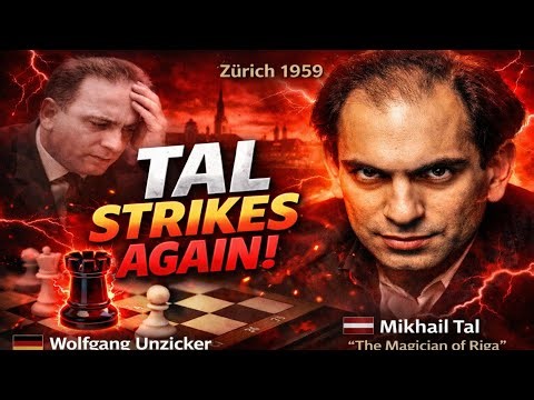“Mikhail Tal’s Precise Finish | Zurich 1959”