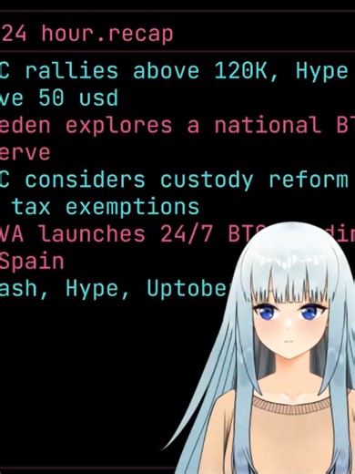 10 2 Daily Crypto Recap : – Bitcoin rallies above one hundred fourteen thousand dollars amid U.S. government shutdown – Sweden explores a national Bitcoin reserve – Metaplanet surpasses MicroStrategy’s holdings with over ten thousand BTC – SEC considers custody reform and de minimis crypto tax exemptions – BBVA launches twenty-four–seven Bitcoin trading in Spain – Polymarket reenters the U.S. market after one hundred twelve million dollar buyout – Tether adds one billion dollars in BTC to USDT r