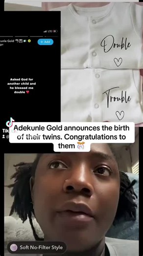 Adekunle Gold and Simi Welcome Twin Babies