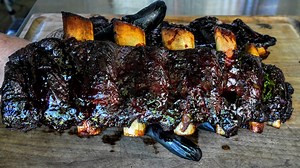 Hawaiian Style Beef Back Ribs - Gallery Backyard BBQ
