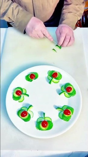 Simple dish decoration and border design tutorial