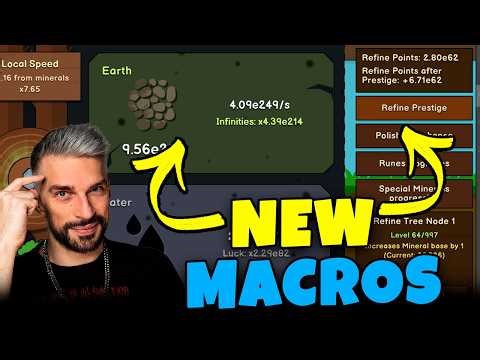 New Refine RfP and Elements Farming Macros // REVOLUTION IDLE