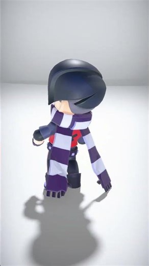 Stylish Urban Character with Scarf and Accessories - AI Rigged 3D Character