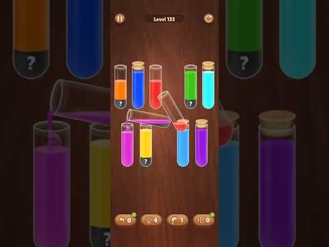 Water Sort Levels 134, 135, 136 Complete Gameplay