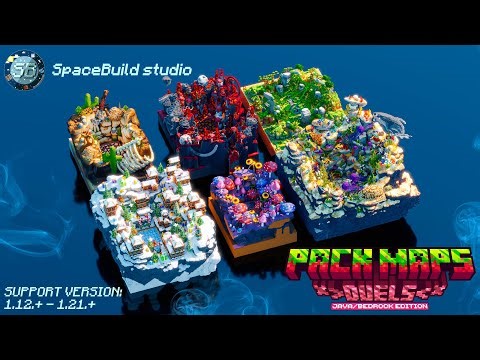 PACK MAP - DUELS FOR MINECRAFT #building #minecraft #duels