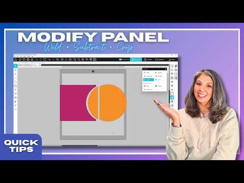 Silhouette Studio Modify Panel Explained (Weld, Subtract, Crop & More)