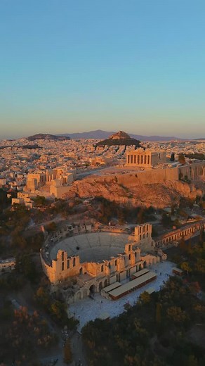 This is Ancient on Instagram: "The Acropolis of Athens, one of the most important landmarks of the ancient world, stands as a symbol of classical Greek civilization and the birthplace of democracy. Perched atop a rocky hill overlooking Athens, the Acropolis was constructed during the 5th century BCE, known as the Golden Age of Pericles. This sacred site was dedicated to Athena, the city’s patron goddess, and showcases some of the finest examples of ancient Greek architecture. The most iconic str