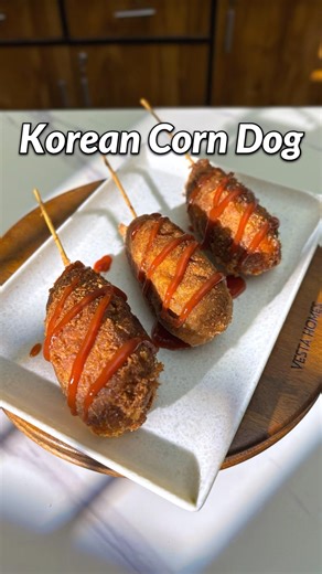 Korean Corn Dog #snacks #recipe #shorts