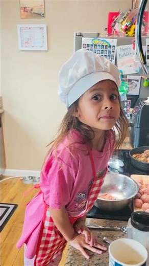 My mini Chef 👩‍🍳🍳🍝