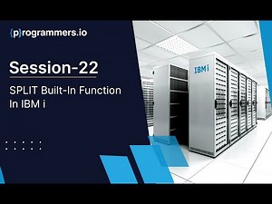 SPLIT Built-In Function In IBM i