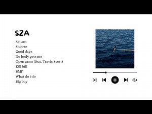SZA Greatest Hits | Best SZA Songs 2025 | Chill R&B & Emotional Vibes Playlist