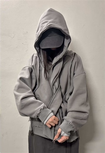multi-zip hoodie I spent a year working on, finally coming to life — ofvoid .net @of__void