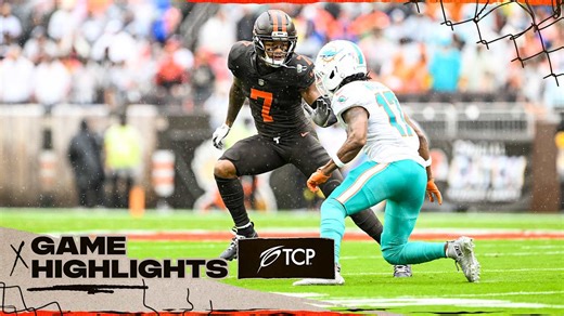 Game Highlights: Browns vs. Dolphins