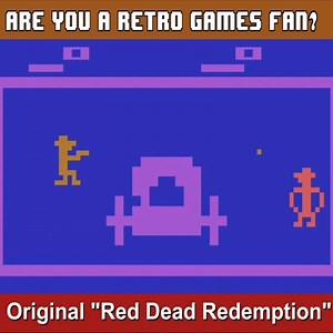 Outlaw for the Atari 2600 - The Original "Red Dead Redemption!" 🤣😂 | Retro Games Fan
