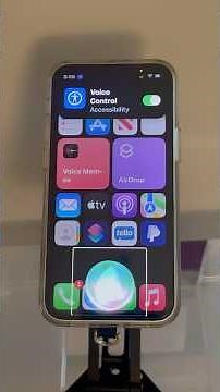 Using Voice Control to lower Speaking Rate | VoiceOver #visuallyimpaired