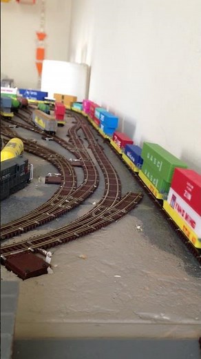 Intermodal Dropped off the Tank Cars & Local Saskatchewan Grain Cars Shunting. #nscale #train #new