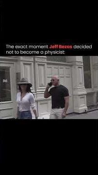 Jeff Bezos decided not to become a physicist #ceoadvice