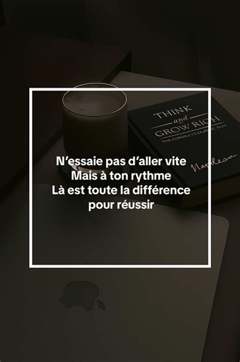 Ça ne sert à rien de se précipiter. C’est comme ça qu’on fait des erreurs plus facilement. N’essaie pas d’aller vite mais essaie d’aller à ton rythme. Là est toute la différence #dsa #marketingdigital #ecommerce #motivation #produitsdigitaux #businessenligne #fyp #digitalsuccessacademy #entrepreneur #libertéfinancière #digital #revenupassif