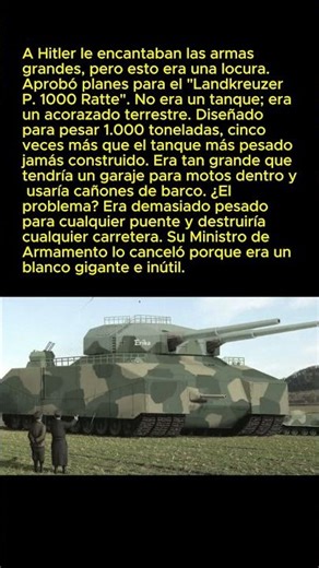El Mega Tanque de 1000 Toneladas de Hitler #WW2