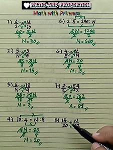 27K views · 1.6K reactions | Math Review: Ratio And Proportion #math #mathematics #mathreview #ratioandproportion Title: Mascara Artist: Sara Jaramillo Link: https://business.facebook.com/sound/collection/?sound_collection_tab=sound_tracks&asset_id=1016057646510002&reference=artist_attr | Math with Princess | Facebook