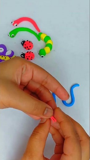 How to Make a Realistic Snake with Polymer Clay | Easy DIY Tutorial 🐍