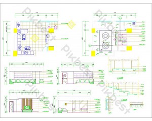 Two-story Video Game Room Floor Plan CAD Drawings Decors & 3D Models | DWG Free Download - Pikbest
