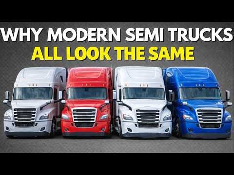 Why Modern Semi Trucks All Look The Same (while old ones don't)