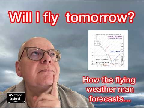 Will I fly tomorrow? How the flying weatherman forecasts for his on flights