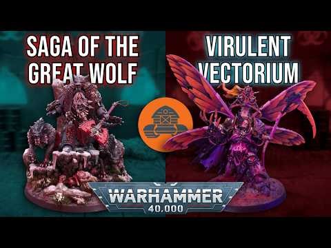 Space Wolves vs Death Guard | Warhammer 40,000 Battle Report